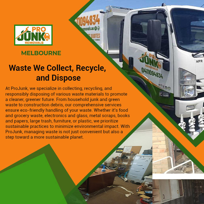 Pro Junk Removals Melbourne junk removal service banner