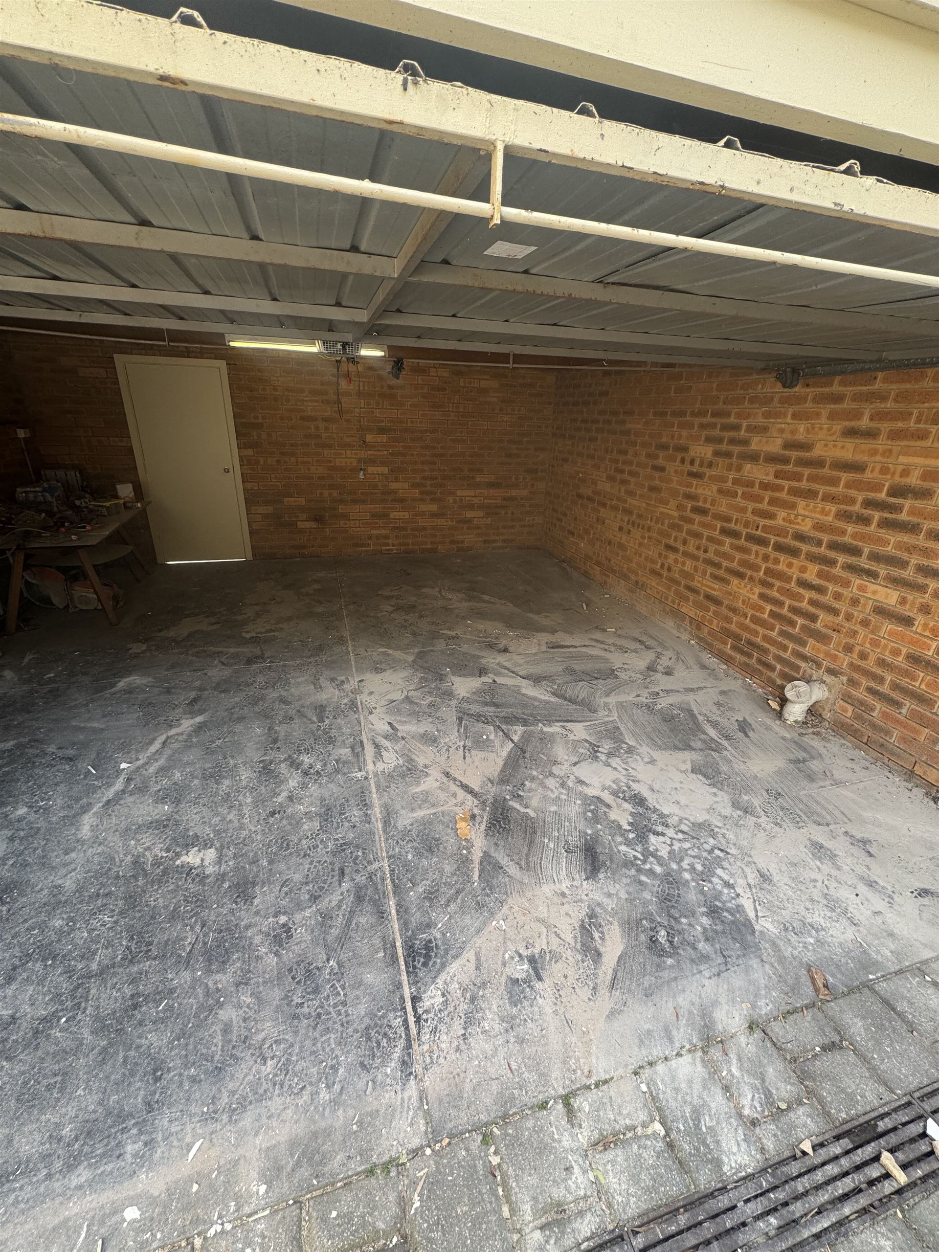 Garage completely cleared